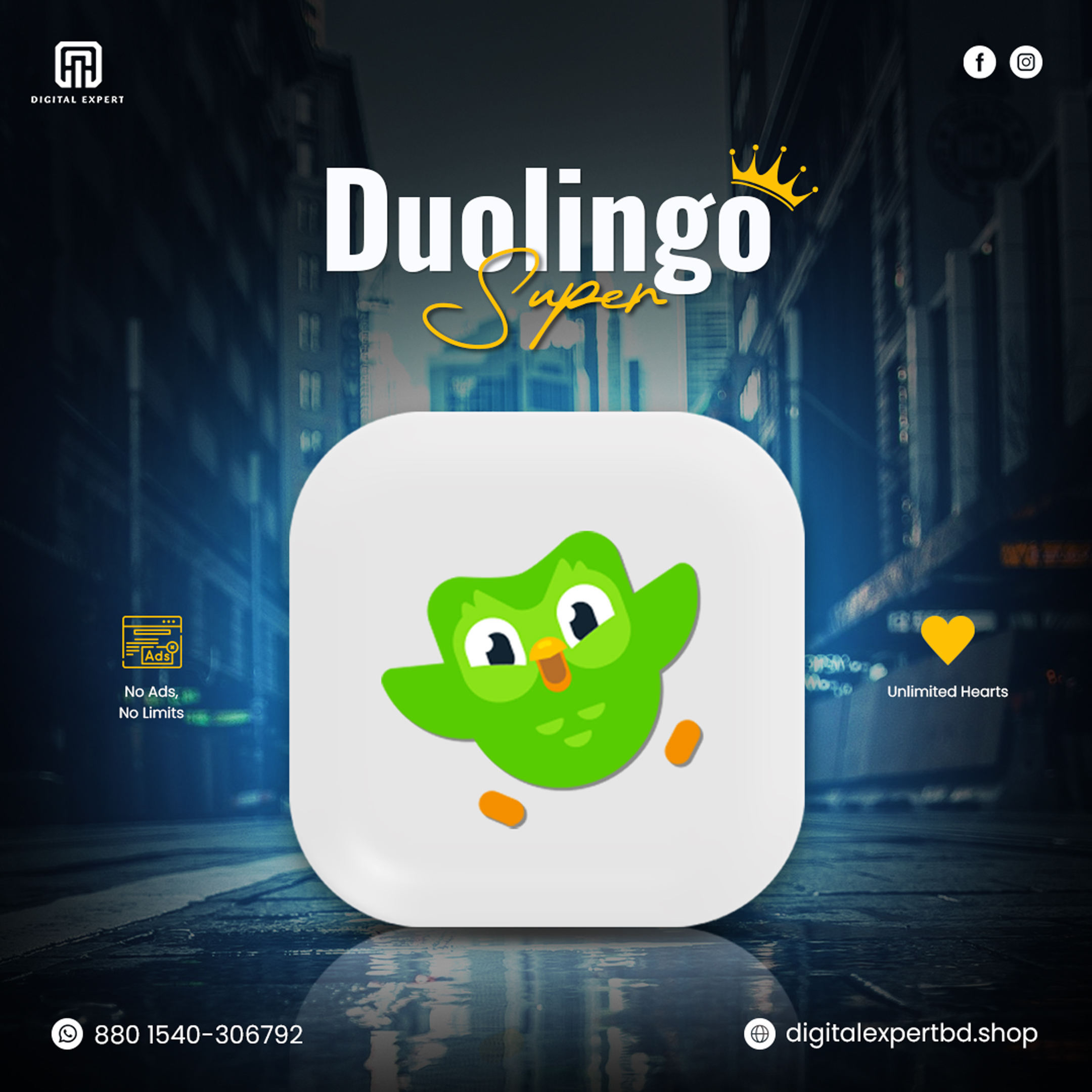 Duolingo-5.jpg Super Duolingo Subscription - Image 1