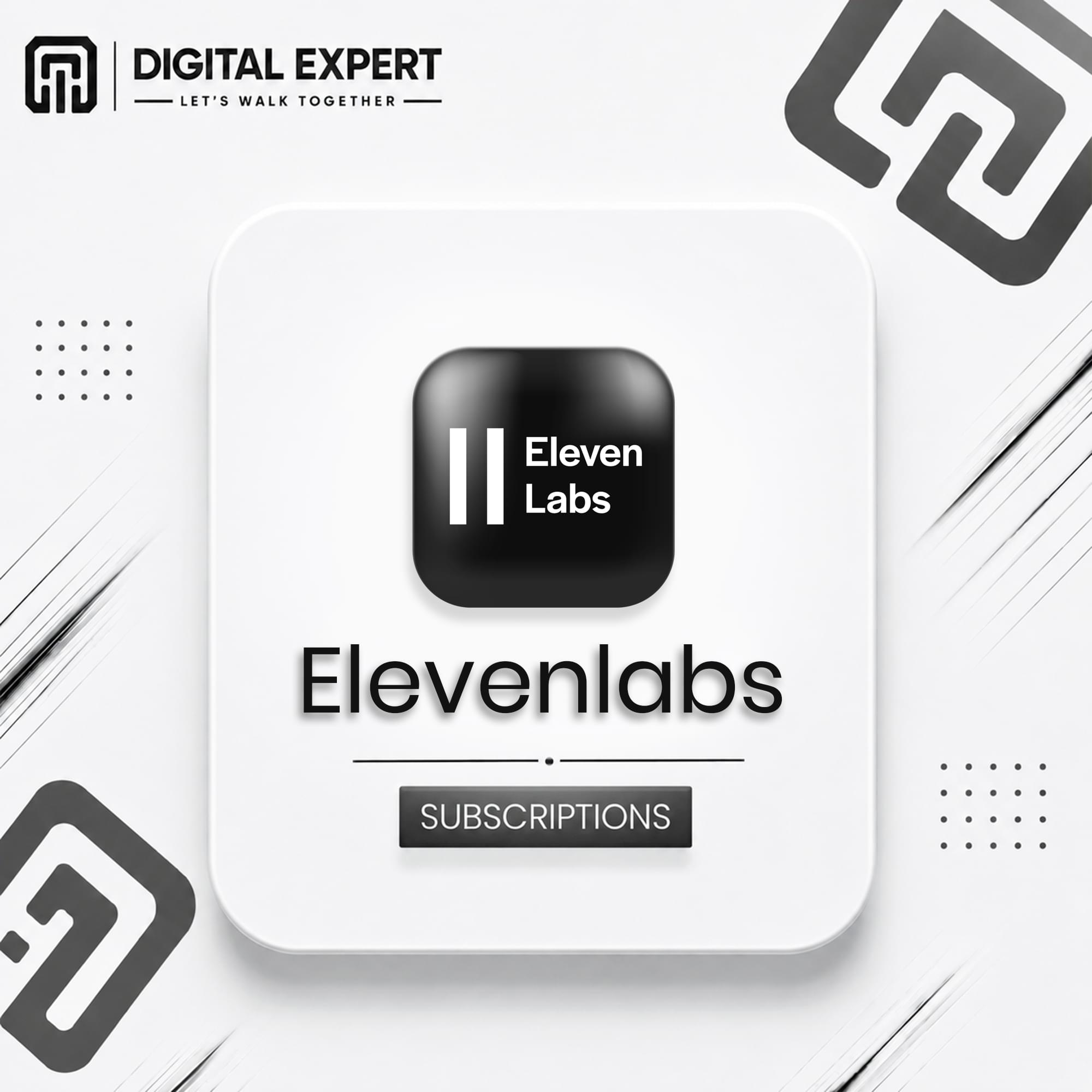 ElevenLabs Subscription Bangladesh | AI Voice Generator | Digital Expert BD - Image 1
