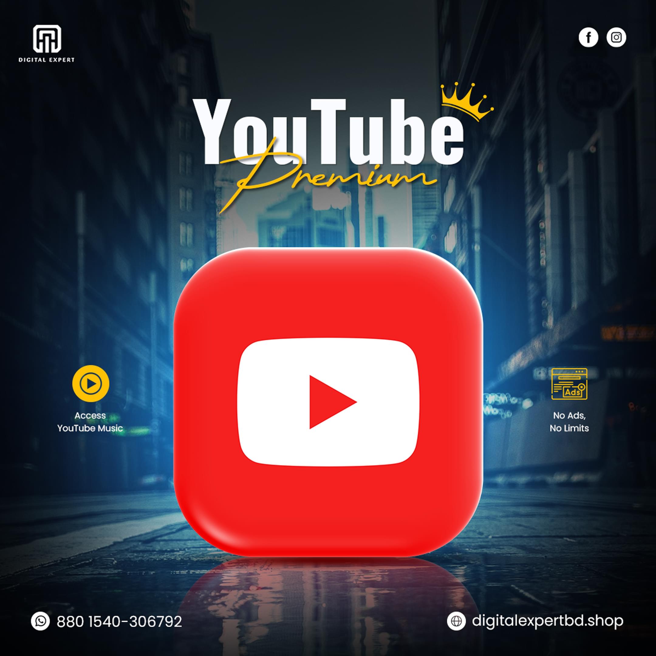 YT.jpg YouTube Premium Subscription - Image 1