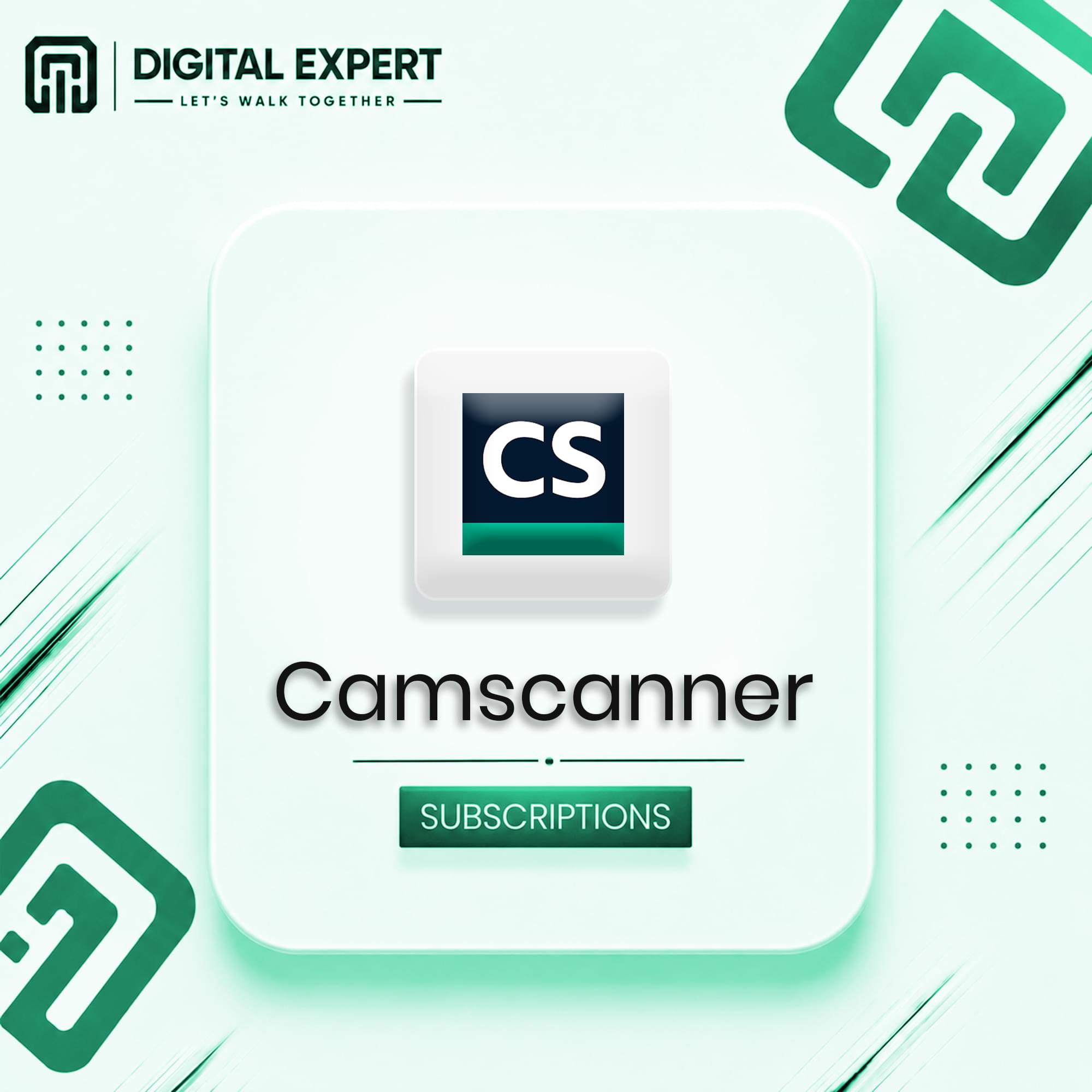 CamScanner Premium Subscription Bangladesh | PDF Scanner Pro | Digital Expert BD - Image 1
